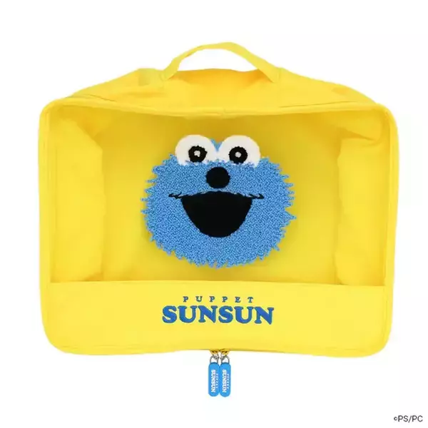 「「パペットスンスン」新作トラベルグッズが本日2月13日18時より発売！スンスンたちをデザイン、おかおデザインのアイマスクなどもラインナップ」の画像