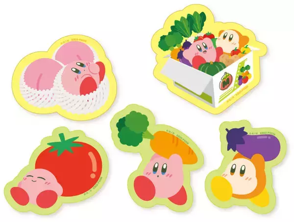 「カービィたちが新鮮なやさいをお届け！動くデジタルクロックやくじなどを展開する『星のカービィ』キャンペーンが「ナムコ」にて実施」の画像