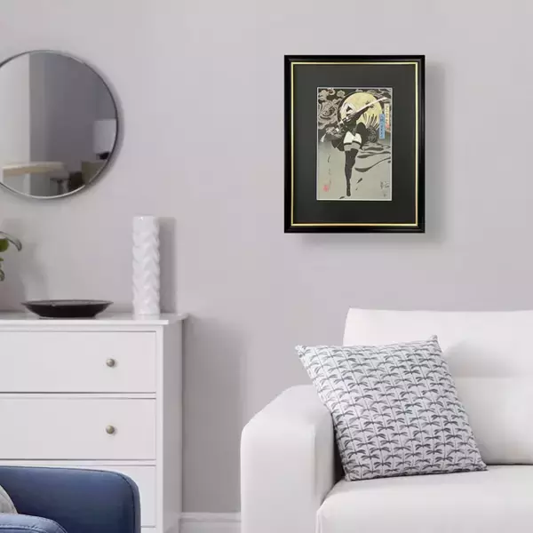 「江戸の伝統技術で「2B」を刻む！『NieR:Automata』浮世絵が2月27日午前0時から数量限定販売」の画像