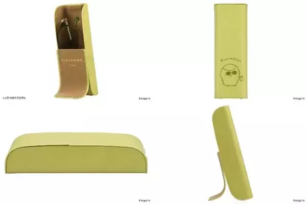 「メガネフレームが“さすまた”に！？「ちいかわ」×「Zoff」コラボ第3弾にハチワレやくりまんじゅうモチーフなど全7種展開、ダイカットクロスとケースも」の画像