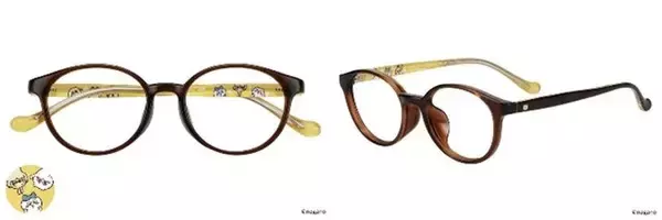 「メガネフレームが“さすまた”に！？「ちいかわ」×「Zoff」コラボ第3弾にハチワレやくりまんじゅうモチーフなど全7種展開、ダイカットクロスとケースも」の画像