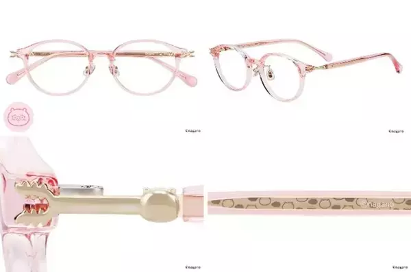 「メガネフレームが“さすまた”に！？「ちいかわ」×「Zoff」コラボ第3弾にハチワレやくりまんじゅうモチーフなど全7種展開、ダイカットクロスとケースも」の画像