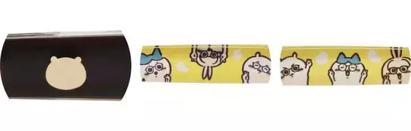 「メガネフレームが“さすまた”に！？「ちいかわ」×「Zoff」コラボ第3弾にハチワレやくりまんじゅうモチーフなど全7種展開、ダイカットクロスとケースも」の画像