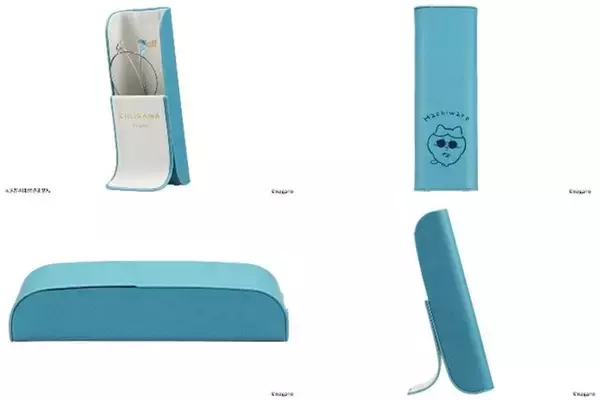 「メガネフレームが“さすまた”に！？「ちいかわ」×「Zoff」コラボ第3弾にハチワレやくりまんじゅうモチーフなど全7種展開、ダイカットクロスとケースも」の画像