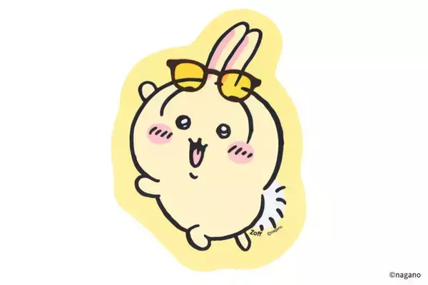 「メガネフレームが“さすまた”に！？「ちいかわ」×「Zoff」コラボ第3弾にハチワレやくりまんじゅうモチーフなど全7種展開、ダイカットクロスとケースも」の画像