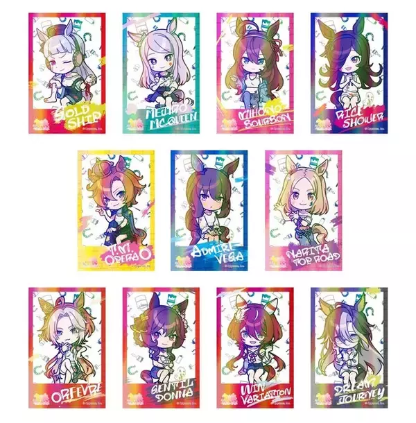 「『ウマ娘』“ペインタースタイル”衣装の新規描き起こし！全国4都市でポップストア開催、ごくらく♪ミホノブルボンの風呂桶などのグッズ販売も」の画像