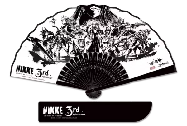 「『勝利の女神:NIKKE』3周年記念の墨絵がグッズ化！スポーツタオルやアクリルプレートなど8種」の画像