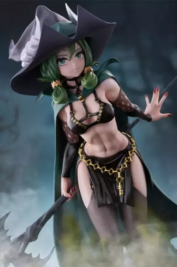 「おなかの造形が凄い…！『ユニコーンオーバーロード』より、魔女の「ヤーナ」が立体化ーミステリアスな表情も魅力的」の画像