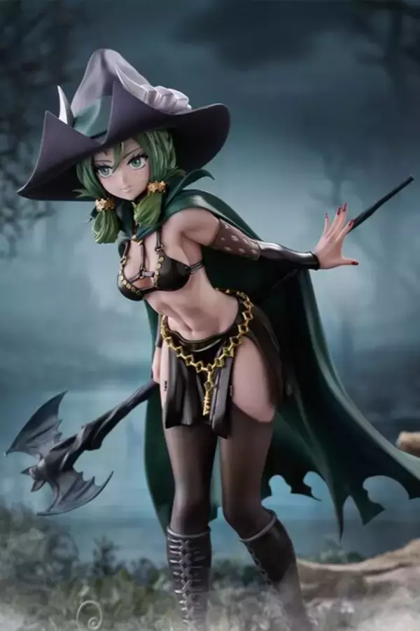 「おなかの造形が凄い…！『ユニコーンオーバーロード』より、魔女の「ヤーナ」が立体化ーミステリアスな表情も魅力的」の画像