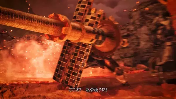 「『モンハンワイルズ』ゴグマジオス戦のファビウス、頼もしくなる―最新アプデでガードの挙動変更、目標マーク追加など色々調整」の画像