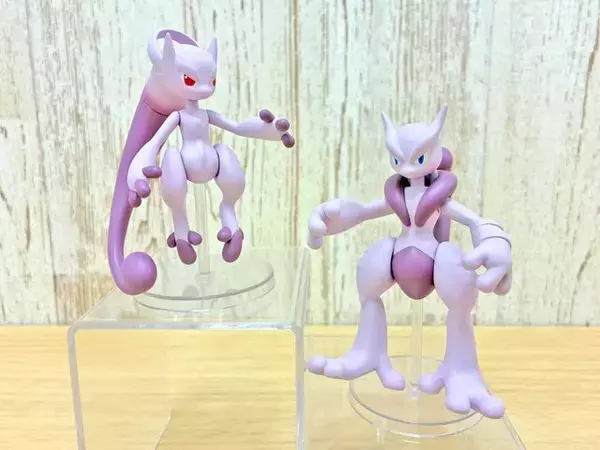 「『ポケモン』メガミュウツーX・Yが可動フィギュアでガシャポン化ー全高約10センチ」の画像