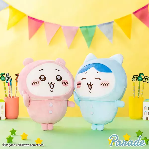 ちいかわ」“パジャマ”に身を包んだうさぎ、ハチワレたちが可愛い 