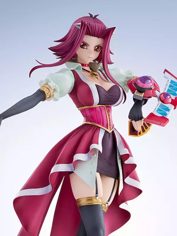 「「遊戯王 5Ｄ's」黒薔薇の魔女「十六夜アキ」がフィギュア化！“世界の誰にも負けない”笑顔パーツ付属ー「ジャック・アトラス」も再受注」の画像