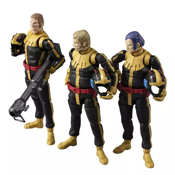 「「ガンダム」ガイア、オルテガ、マッシュたち「黒い三連星」がG.M.G.で立体化！EXセットには「俺を踏み台にしたぁ！？」の表情パーツも付属」の画像