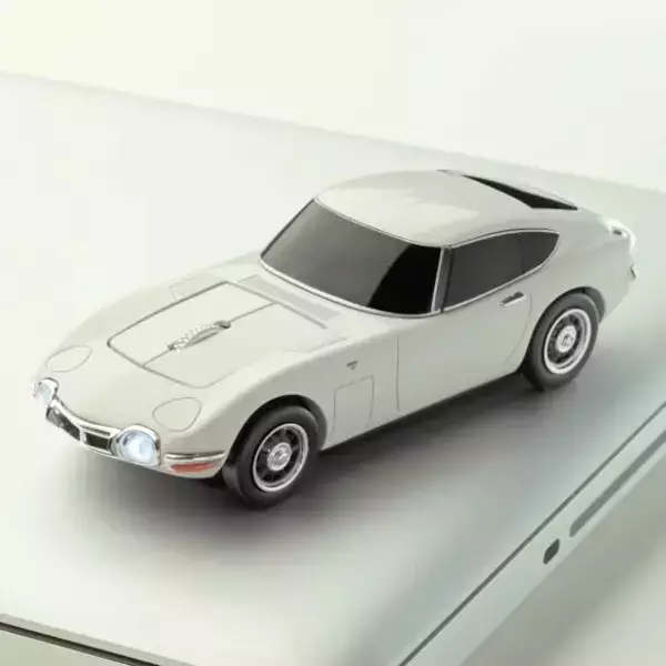 「「TOYOTA 2000GT」がBluetoothマウスに!? 流麗なボディラインや細部の造形まで実車に再現」の画像