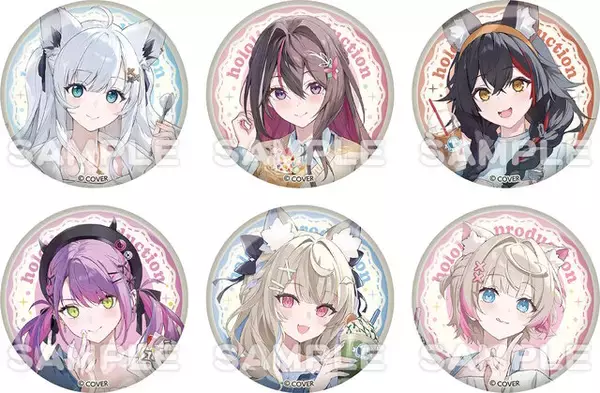 「ローソンにて「ホロライブ」コラボが3月17日開催！白上フブキ、大神ミオら6人のお出かけやルームウェア衣装グッズが盛りだくさん」の画像