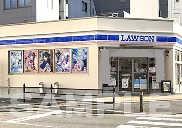 「ローソンにて「ホロライブ」コラボが3月17日開催！白上フブキ、大神ミオら6人のお出かけやルームウェア衣装グッズが盛りだくさん」の画像