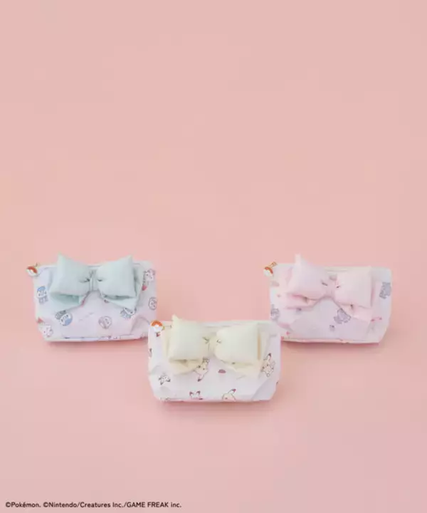 「『ポケモン』30周年記念「ポケピース」コレクション！「Maison de FLEUR」らしい可愛いらしいバッグやポーチなど全26アイテム」の画像