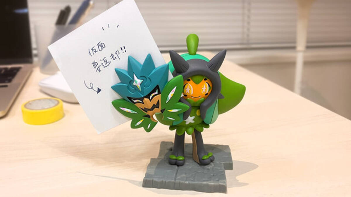 ポケモン』「素顔のオーガポン」が早くもグッズ化！メモスタンド 