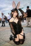 「【コスプレ】レースの漆黒バニーガールは大人への階段？台湾美女が魅せる曲線豊かなポージングが素晴らしすぎた【写真9枚】」の画像4
