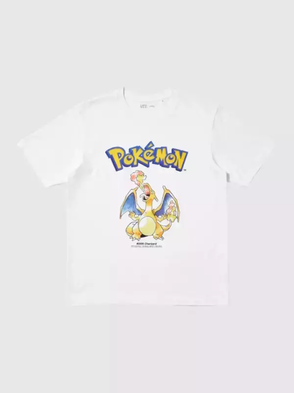 「ユニクロから『ポケモン』30周年UTコレクション登場！初代ピカチュウ、御三家、イーブイらの水彩アートをお洒落にデザイン」の画像