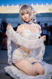 「【コスプレ】シースルーな衣装を着こなす美しいエルフが降臨！香港美女レイヤーが透明感の向こう側へ【写真7枚】」の画像2