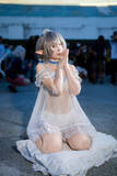 「【コスプレ】シースルーな衣装を着こなす美しいエルフが降臨！香港美女レイヤーが透明感の向こう側へ【写真7枚】」の画像4