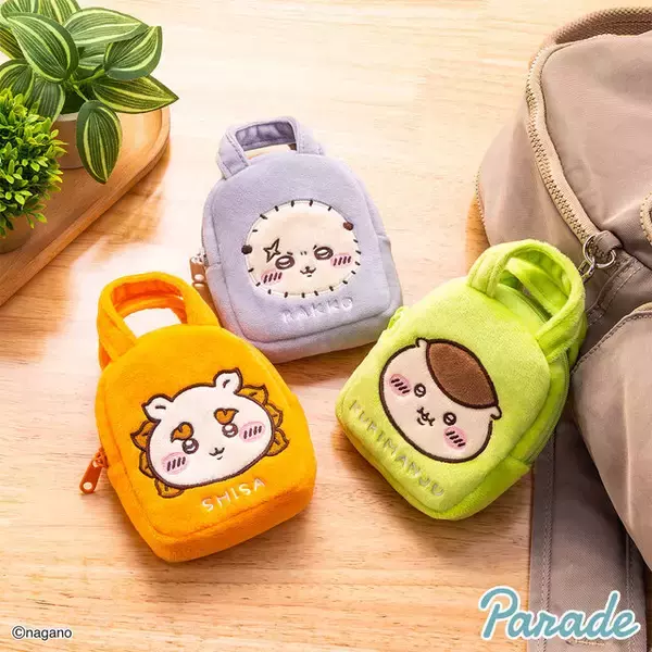 「小さなサイズ感が可愛い！「ちいかわ」たちのお顔デザインの「てのひらバッグ」全8種が3月中旬よりアミューズメント施設にて順次展開」の画像