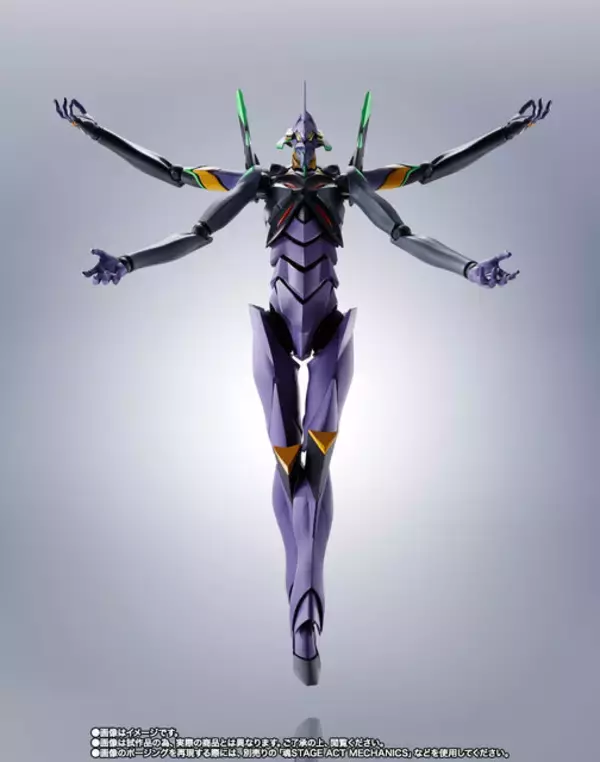 「ROBOT魂「エヴァンゲリオン第13号機」がイベント記念商品として再登場！特徴的な4本腕を再現可能、巨大な2本のロンギヌスの槍が付属」の画像