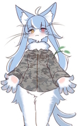 自衛隊公式キャラ「おまねこ」の新イラストが界隈に“突き刺さる”―白衣でもてなす激かわ猫、ただし“オス”である