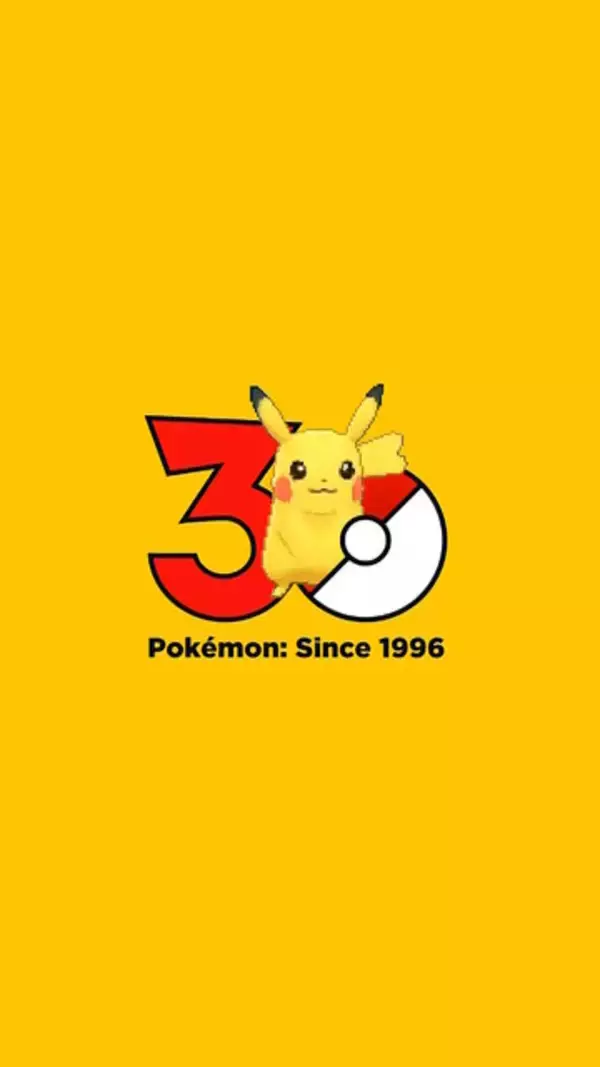 「ポケモン30周年、はじまる！歴代ピカチュウが飾る“記念ロゴ”公開など、公式が「最高の1年になる予感」と節目をお祝い」の画像