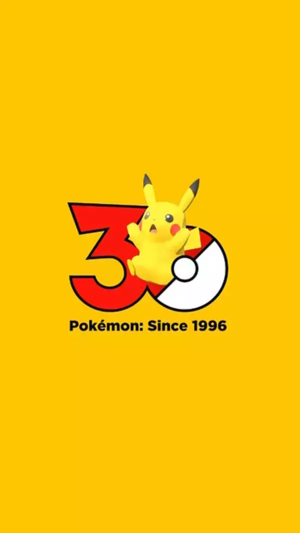 「ポケモン30周年、はじまる！歴代ピカチュウが飾る“記念ロゴ”公開など、公式が「最高の1年になる予感」と節目をお祝い」の画像