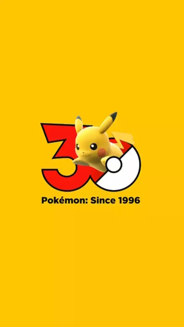 「ポケモン30周年、はじまる！歴代ピカチュウが飾る“記念ロゴ”公開など、公式が「最高の1年になる予感」と節目をお祝い」の画像