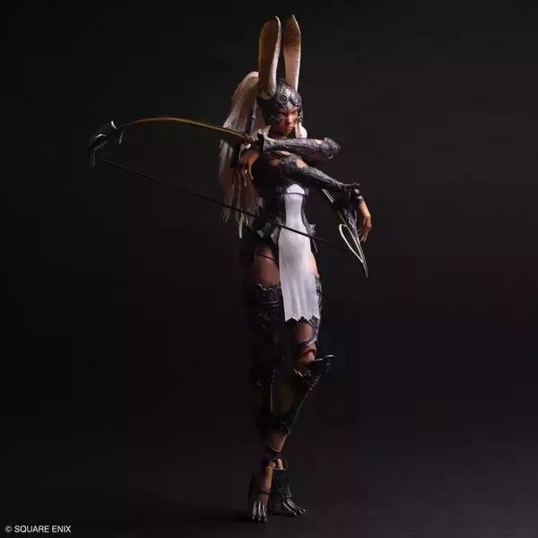 「『FF12』“フラン”のフィギュアが美しい…！見惚れる褐色肌に、お腹がうっすら透けるシースルー前掛けも完璧な再現度」の画像