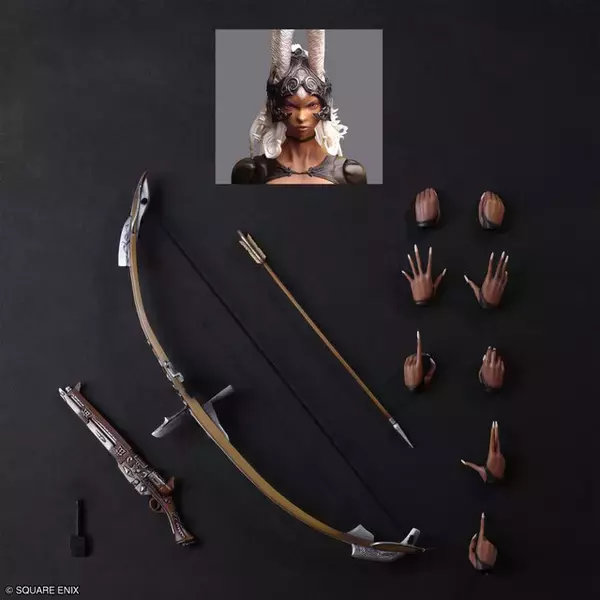 「『FF12』“フラン”のフィギュアが美しい…！見惚れる褐色肌に、お腹がうっすら透けるシースルー前掛けも完璧な再現度」の画像