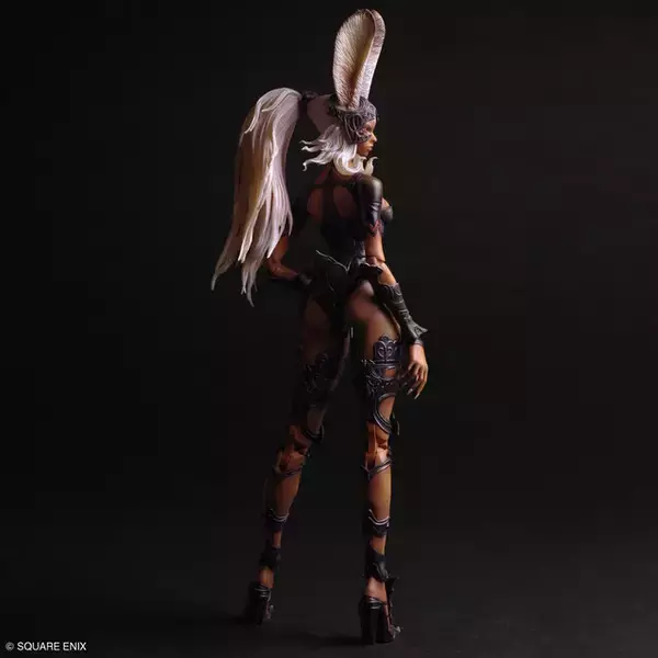「『FF12』“フラン”のフィギュアが美しい…！見惚れる褐色肌に、お腹がうっすら透けるシースルー前掛けも完璧な再現度」の画像