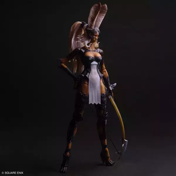 「『FF12』“フラン”のフィギュアが美しい…！見惚れる褐色肌に、お腹がうっすら透けるシースルー前掛けも完璧な再現度」の画像