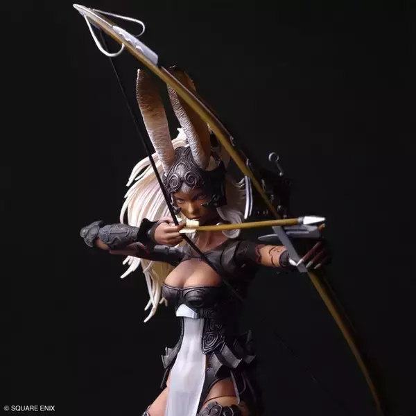 「『FF12』“フラン”のフィギュアが美しい…！見惚れる褐色肌に、お腹がうっすら透けるシースルー前掛けも完璧な再現度」の画像