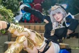 【コスプレ】挑発的な猫っぽいポージングにドキッ！『崩スタ』サフェルの振り向きポーズは“全人類ねこ化”したくなる可愛らしさ【写真11枚】