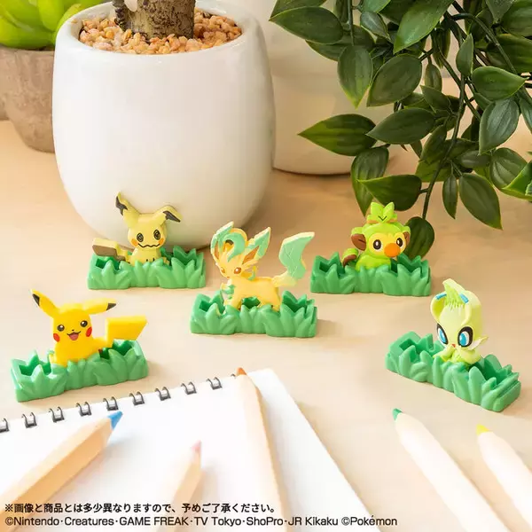 「ピカチュウ、セレビィが草むらからとびだした！入浴剤「びっくらたまご」に、野生の『ポケモン』に出会う体験が楽しめる新シリーズ」の画像