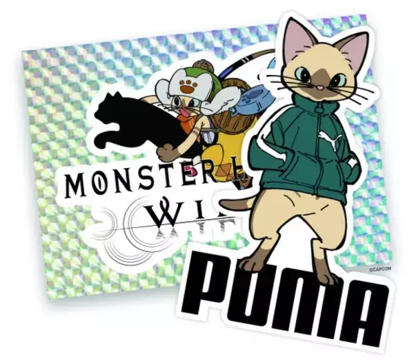 「『モンハンワイルズ』×「PUMA」コラボコレクションが12月19日発売！世界観を表現したシューズやアパレルがラインナップ、ステッカー配布も」の画像
