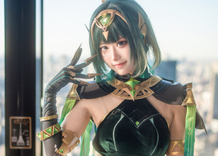【コスプレ】スラリとした美脚と大きな瞳に吸い込まれそう！中国人気レイヤーの『原神』ネフェルの可愛さを目に焼き付けよ【写真8枚】