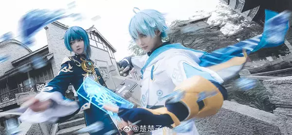 コスプレ】爽快な宵宮、行秋と重雲の甘ずっぱさ、香菱と胡桃のはっちゃ 