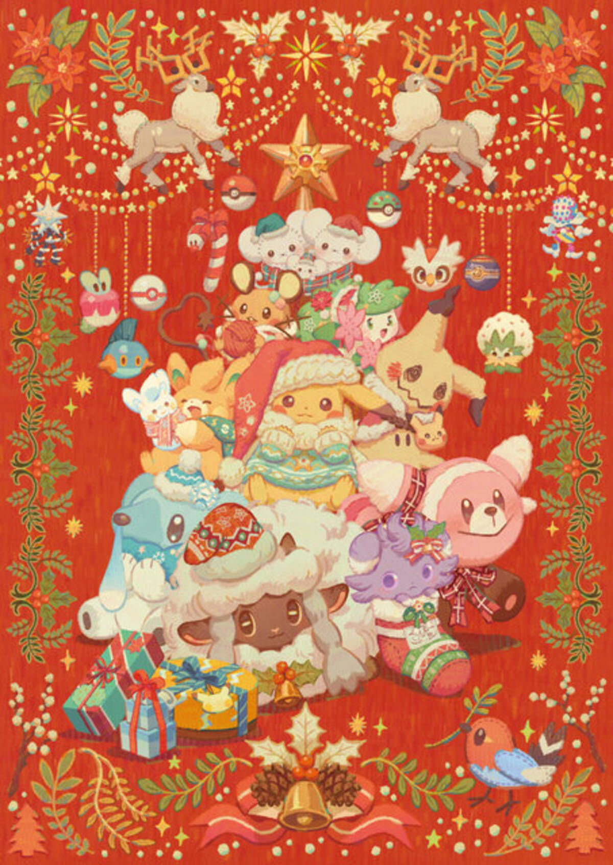 ポケモン』クリスマスグッズの季節、到来！マフラーに包まるピカチュウ 