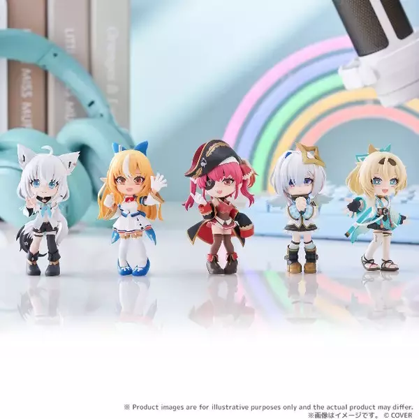 「シルエットで誰かわかる？「ホロライブ」メンバー5名分のデフォルメフィギュア「PalVerse」第2弾が制作決定」の画像