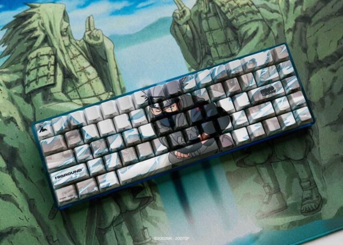 海外で「ナルト（NARUTO）」デザインのゲーミングキーボードが発売 