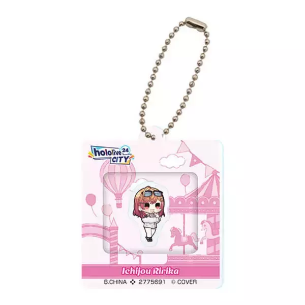 「ホロライブ・紫咲シオン、大空スバルら全14種！シャカシャカ動く「hololive CITY’24」アクリルウィンドウチャーム第4弾」の画像