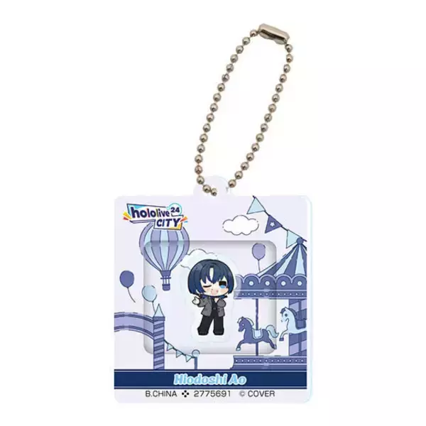 「ホロライブ・紫咲シオン、大空スバルら全14種！シャカシャカ動く「hololive CITY’24」アクリルウィンドウチャーム第4弾」の画像