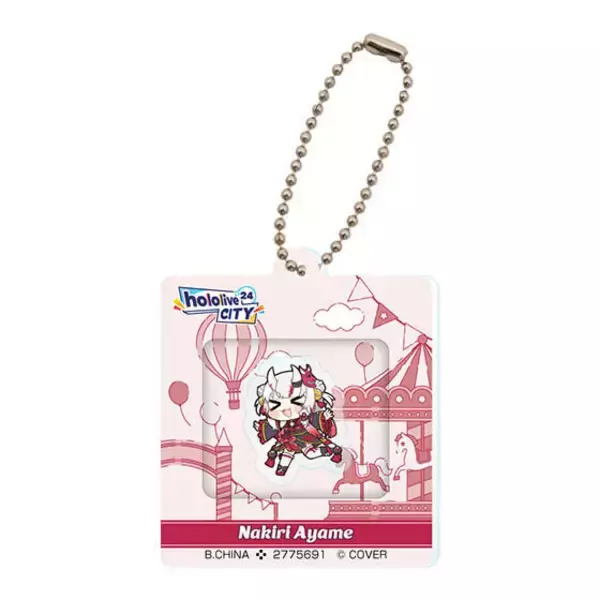 「ホロライブ・紫咲シオン、大空スバルら全14種！シャカシャカ動く「hololive CITY’24」アクリルウィンドウチャーム第4弾」の画像