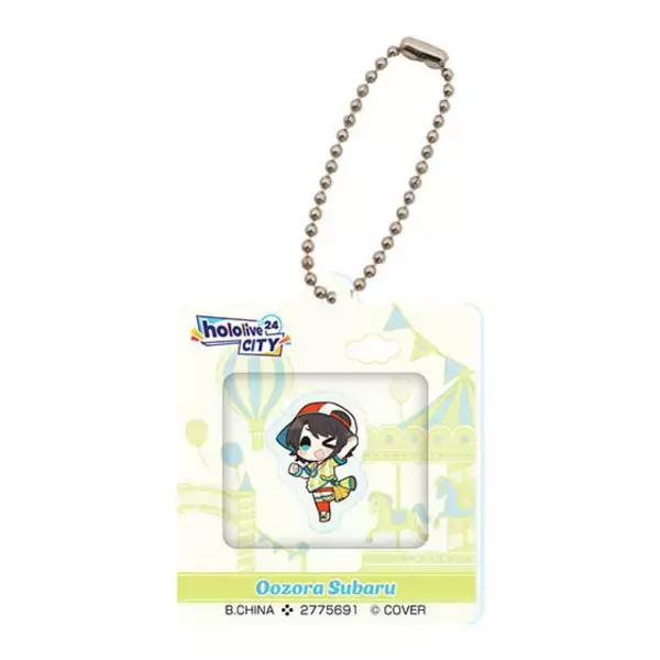 「ホロライブ・紫咲シオン、大空スバルら全14種！シャカシャカ動く「hololive CITY’24」アクリルウィンドウチャーム第4弾」の画像